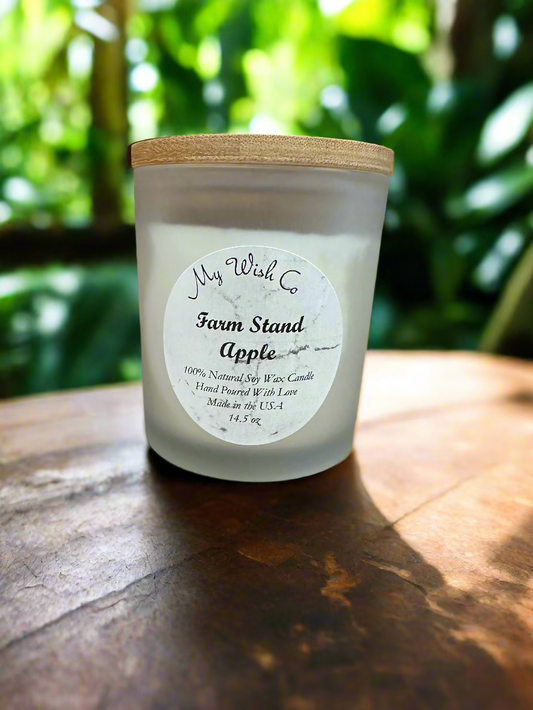 Farm Stand Apple Soy Wax Candle 14.5 oz